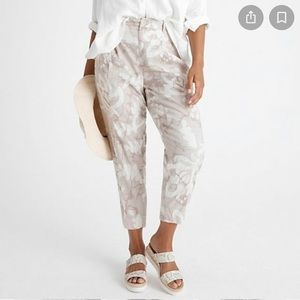 Anthropologie Frannie beige and taupe Tapered Pants plus size 16